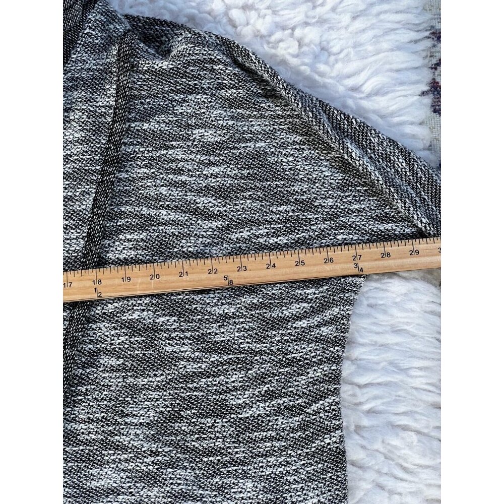 Calvin Klein Sweater Women's Lg Heather Gray Petal Fold Oversized Cowl Neck - Picture 4 of 10